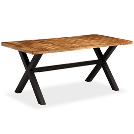 Pusdienu galds VLX, brūna, 1800 mm x 900 mm x 760 mm