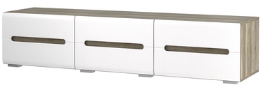 TV staliukas BTS Naomi TB-17 White/Canyon Oak, 1802x460x408 mm