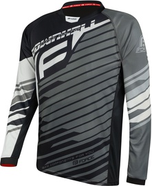 Force Downhill Jersey Black/White/Grey S