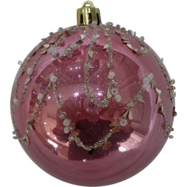 Елочная игрушка Christmas Touch SY20DGZB-332 Pink, 4 шт.