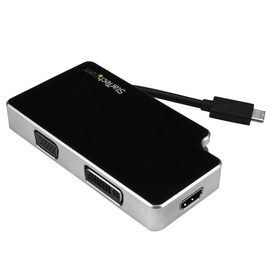 Док-станция StarTech CDPVGDVHDB, HDMI female / VGA female / DVI female / USB-C male
