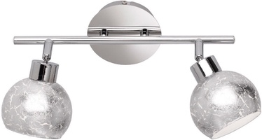 Wofi Fara Wall Lamp 2x28W G9 Silver