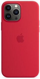 Futrālis Apple iPhone 13 Pro Max Silicone Case with MagSafe, sarkana