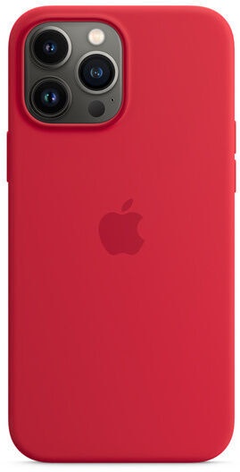 Чехол для телефона Apple Silicone Case with MagSafe, Apple iPhone 13 Pro Max, красный