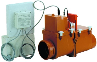 H&L Duo DN110 Drain Return Valve with Electric Flap