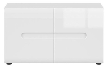 Apavu plaukts Black Red White Azteca Trio White, 900x370x520 mm