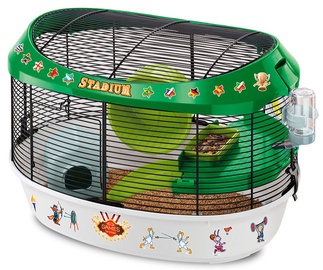 Ferplast Stadium Hamster Cage With Coloured Stickers