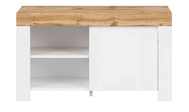 Apavu plaukts Black Red White Holten REG1D Wotan Oak/White, 925x370x530 mm