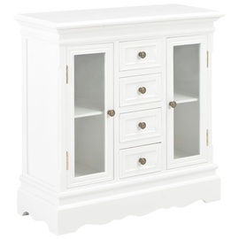 Комод VLX Solid Pine Wood 280027, белый, 28x70x70 см