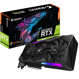 Видеокарта Gigabyte GeForce RTX 3070 AORUS Master Rev 2.0, 8 ГБ, GDDR6
