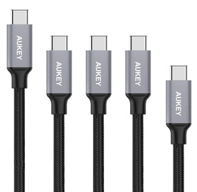 Aukey Cable USB To USB Type-C CB-CMD2 5 Pack Grey