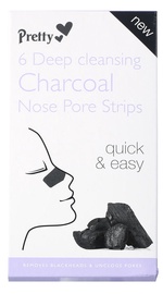 Pretty Smooth Deep Cleansing Charcoal Nose Pore Strips 6pcs