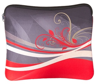 GoClever Neoprene Shaped Sleeve for 10" Tablet Red