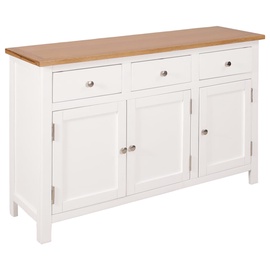 Комод VLX Sideboard 247122, коричневый/белый, 33.5x110x70 см