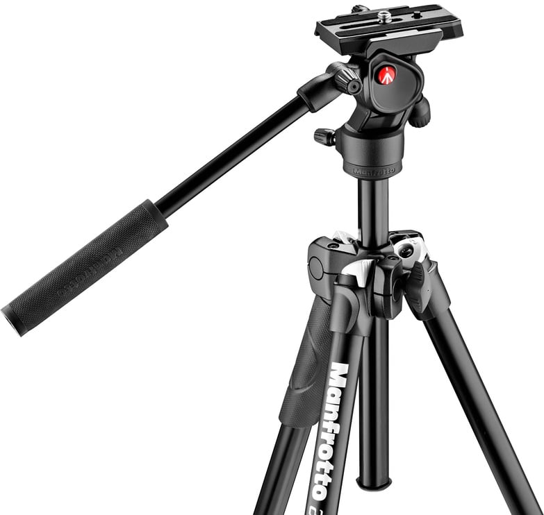 Alus Manfrotto 290 Light Tripod With Befree Live Fluid Video Head