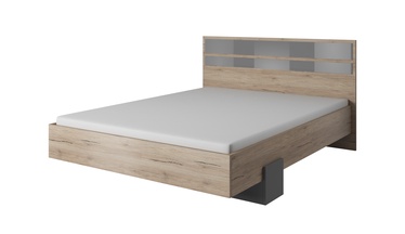 Lova Idzczak Meble Milan Sonoma Oak/Black, 160 x 200 cm