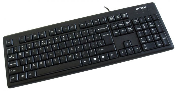 Klaviatūra A4Tech KR-83 EN, juoda