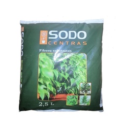 Substratas fikusams Sodo Centras, 2.5 l