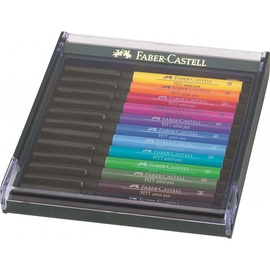 Фломастер Faber Castell Pitt Artist Pen, односторонние, 12 шт.