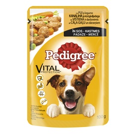 Влажный корм для собак Pedigree, баранина/курица, 0.1 кг