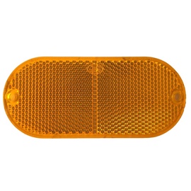 Helkur autole liimitav Autoserio AFK0180, kollane, ovaalne, 2 tk