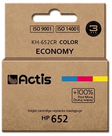 Printera kasetne Actis KH-652CR, zila/dzeltena, 15 ml