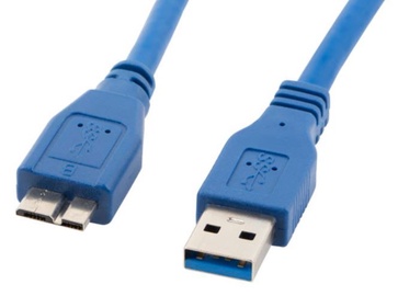 Lanberg Cable USB to Micro USB Blue 3m