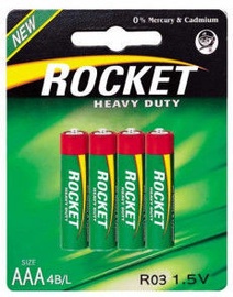 Elementai Rocket, AAA, 1.5 V, 4 vnt.