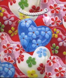 Dāvanu maisiņš, daudzkrāsains, 330 mm x 100 mm x 450 mm
