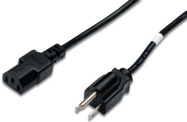 Assmann Cable US plug/IEC C13 Black 1.8m