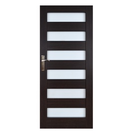 Vidaus durų varčia Everhouse Genua, wenge, dešininė, 74.4x203.5 cm