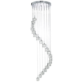 Kabantis šviestuvas Searchlight Sculptured Ice 6720-20-LED, 20x3W, integruota LED lempa