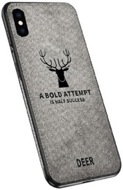 Mocco Deer Back Case For Apple iPhone X/XS Grey
