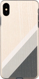Man&Wood Back Case For Apple iPhone XS Max Gray Suit