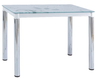 Pusdienu galds Signal Meble Modern Damar, balta, 1000x600x750mm