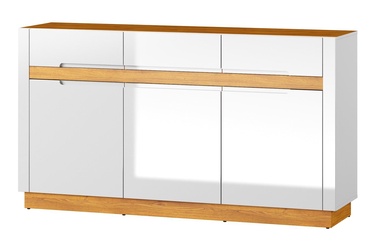 Szynaka Meble Visio 45 Chest Of Drawers Camargue Oak/White
