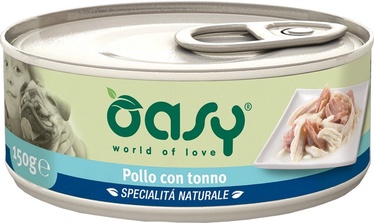 Oasy Wet Adult Chicken with Tuna in Jelly 150g
