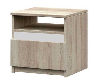 Idzczak Meble Milan Bedside Table Sonoma Oak/White