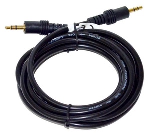 Vakoss Cable Mini Jack 3.5mm to Mini Jack 3.5mm Black 2m