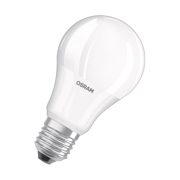 Лампочка Osram LED, теплый белый, E27, 9 Вт, 806 лм, 3 шт.