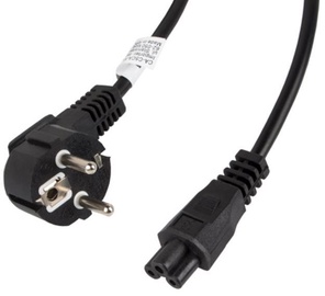 Lanberg Cable IEC320 C5 / Schuko 3m Black
