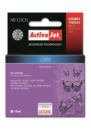 Printerikassett ActiveJet ACJ AB-123CN Brother LC123C, sinine