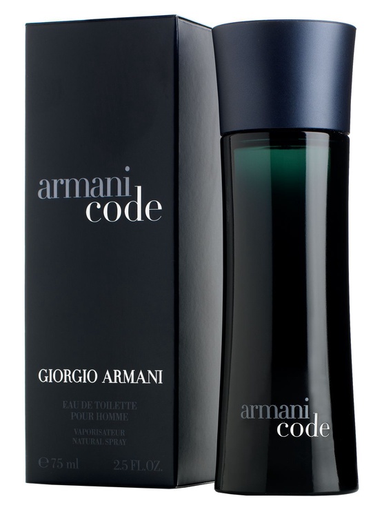 Tualetinis vanduo Giorgio Armani Black Code, 75 ml
