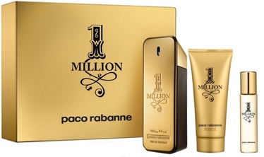 Paco Rabanne 1 Million 100ml EDT + 100ml Shower Gel + 10ml EDT