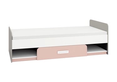 Детская кровать ML Meble IQ 12 Powder Pink, 203x94 см