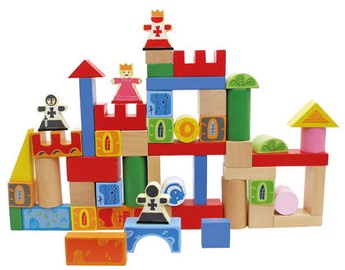Playme Wooden Blocks 80pcs