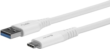 Juhe Estuff, USB Type C/USB Type A, 1 m, valge