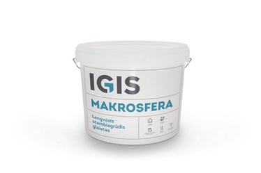 Pahtel Igis Makrosfera, kerge jämedateraline, valge, 1 l