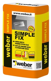 Plytelių klijai Weber Simple Fix, 25 kg