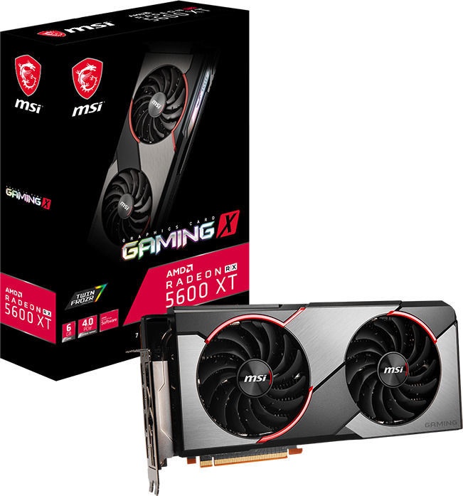 Vaizdo plokštė MSI Radeon RX 5600 XT RX5600XTGAMINGX, 6 GB, GDDR6